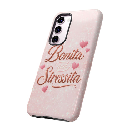 Bonita Stressita Phone Case Cute Latina Aesthetic Pink Coquette Case