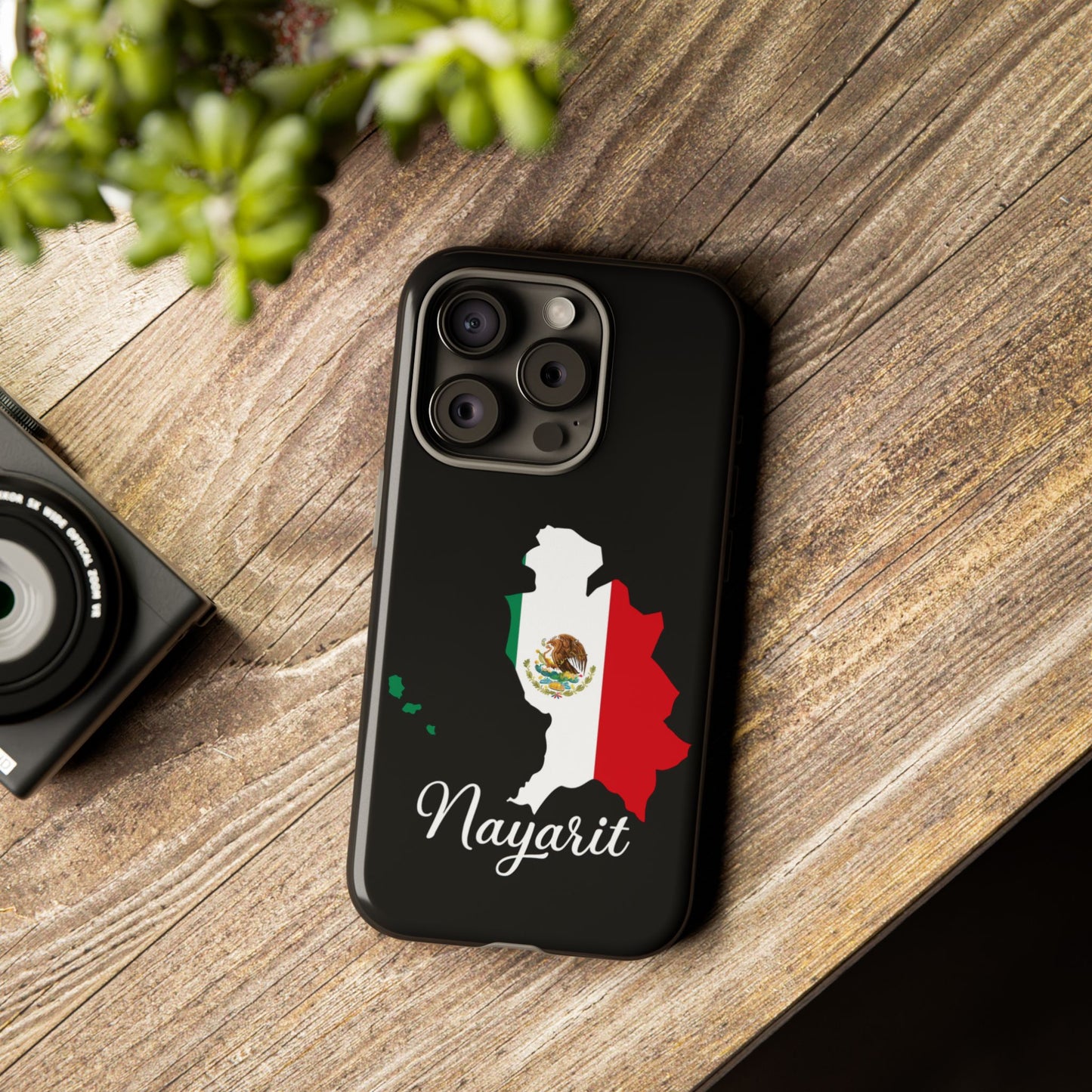 Nayarit Mexico Flag Map Phone Case | Mexican American Pride Tough Case for iPhone & Samsung