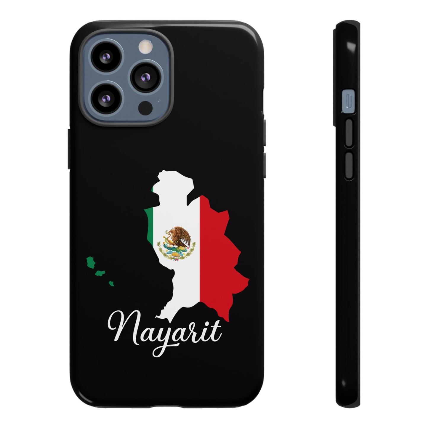 Nayarit Mexico Flag Map Phone Case | Mexican American Pride Tough Case for iPhone & Samsung