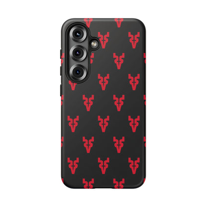 Mazatlán Bull Phone Case – Black Red Streetwear Tough Shockproof Cover