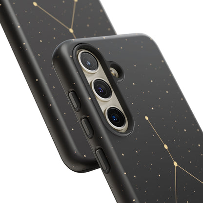 Cancer Zodiac Constellation Phone Case – Luxe Gold Celestial Cover