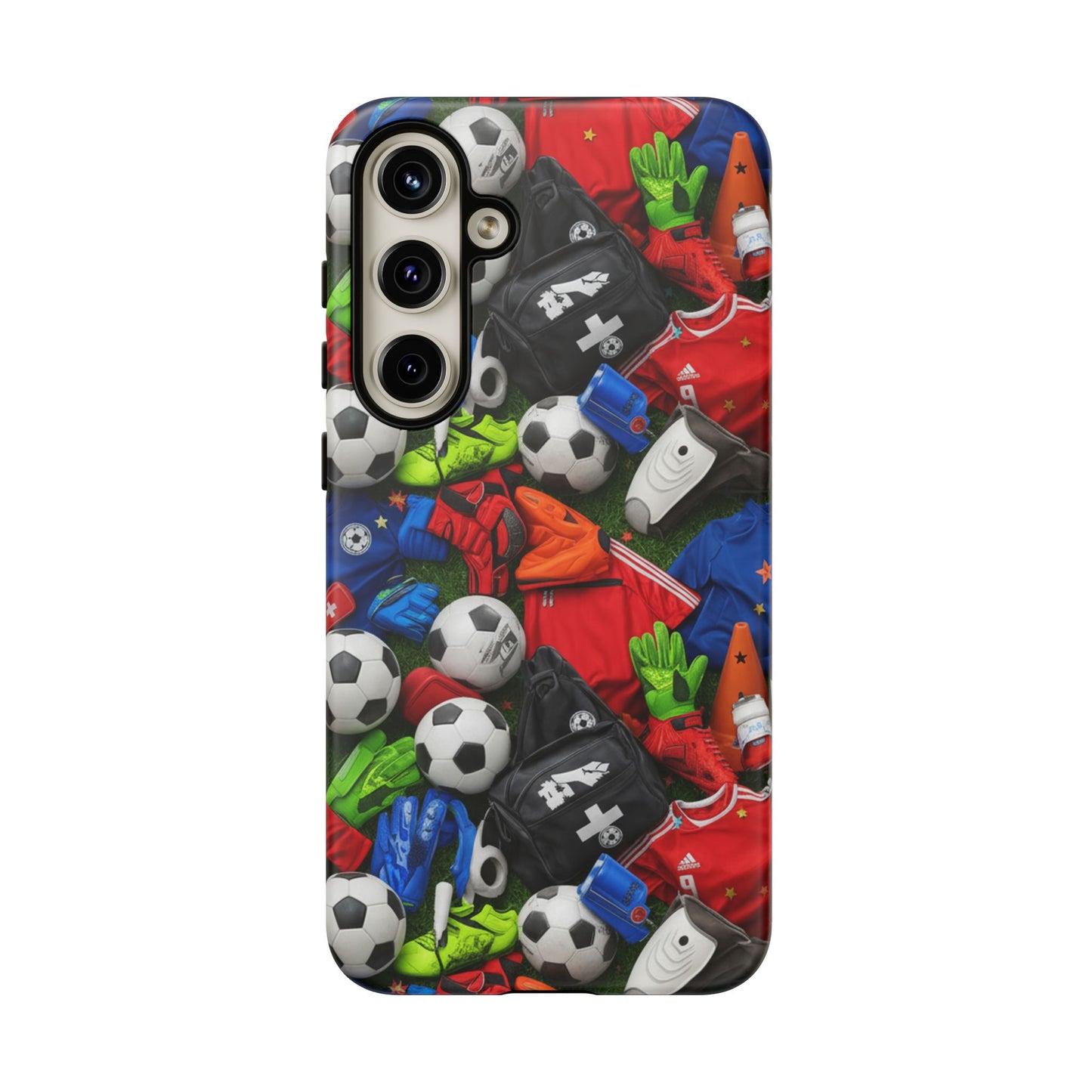 Soccer Ball Pattern Phone Case – Sports Fan Tough Protective Game Day Case