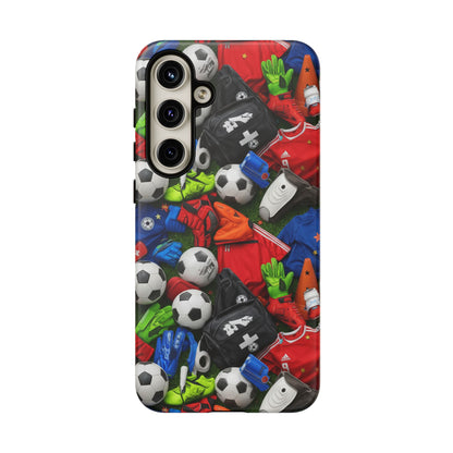 Soccer Ball Pattern Phone Case – Sports Fan Tough Protective Game Day Case
