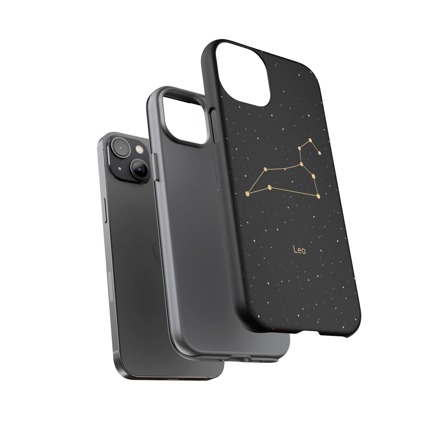 Leo Zodiac Constellation Phone Case – Luxe Gold Celestial Cover