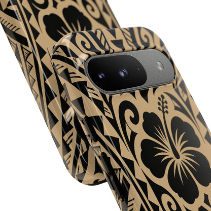 Polynesian Tribal Hawaiin Hibiscus Phone Case for iPhone Samsung Galaxy