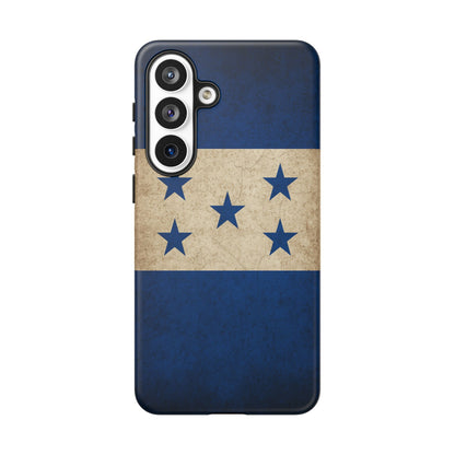 Honduras Flag Phone Case | Vintage Honduran Flag iPhone & Samsung Tough Protective Case