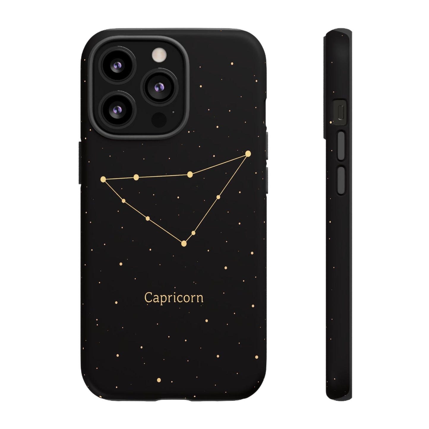 Capricorn Zodiac Constellation Phone Case – Luxe Gold Celestial Cover