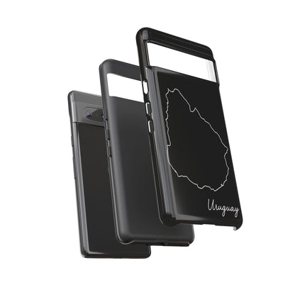 Uruguay Outline Phone Case – Minimal Country Map Tough Case (iPhone, Samsung, Pixel)