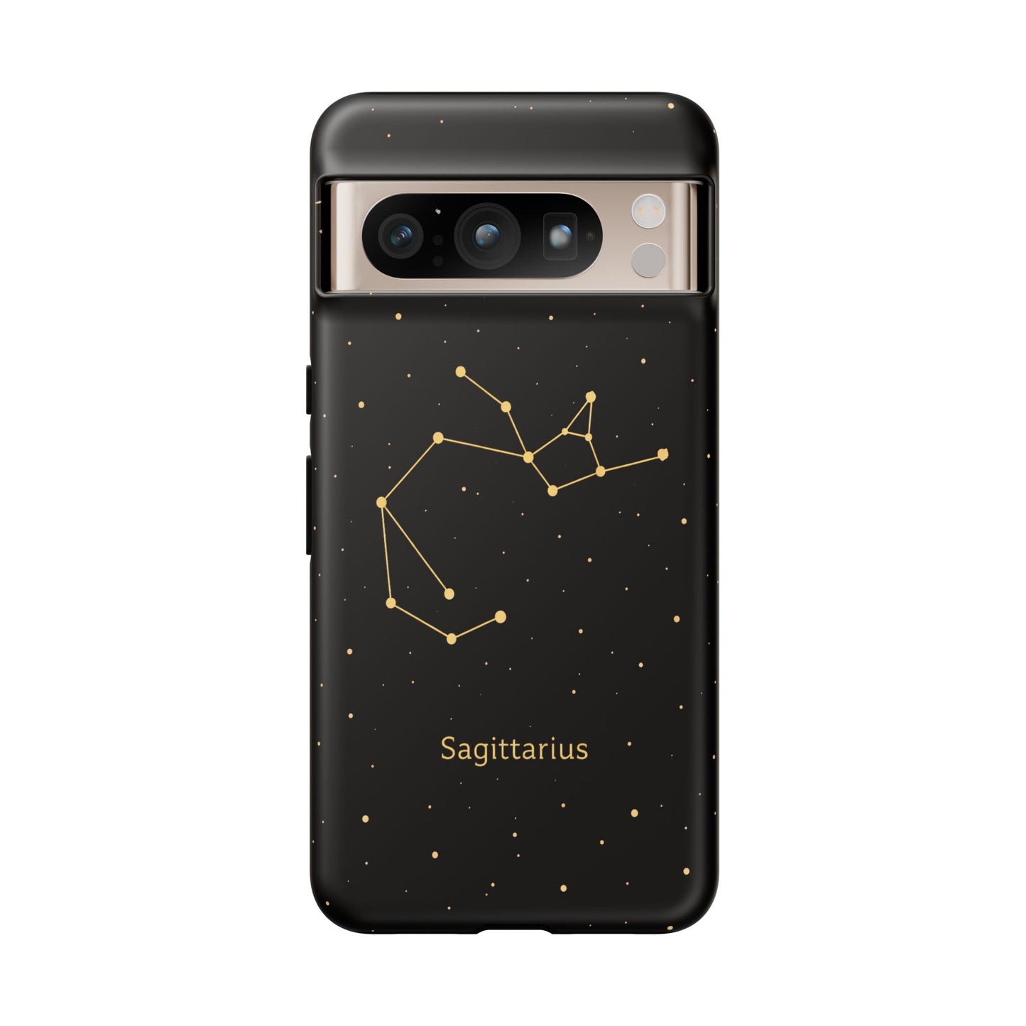 Sagittarius Zodiac Constellation Phone Case – Luxe Gold Celestial Cover
