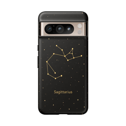 Sagittarius Zodiac Constellation Phone Case – Luxe Gold Celestial Cover