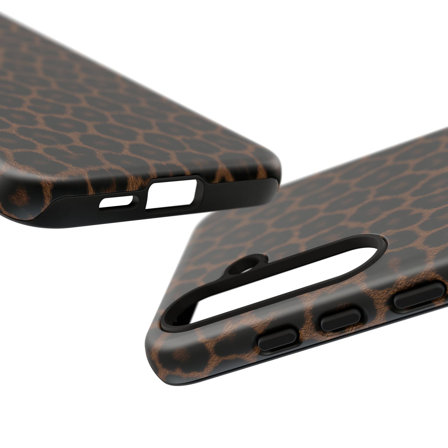 Brown Leopard Print Phone Case | Classic Animal Print Aesthetic Tough Protective Case