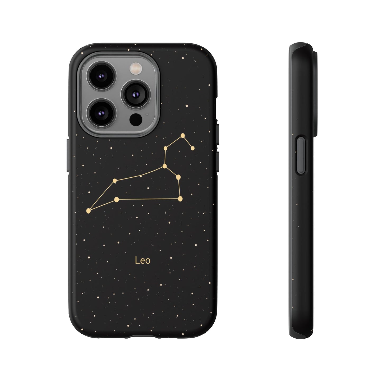 Leo Zodiac Constellation Phone Case – Luxe Gold Celestial Cover