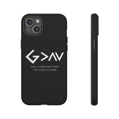 God Is Greater Than The Highs & Lows G>∧∨ Christian Phone Case