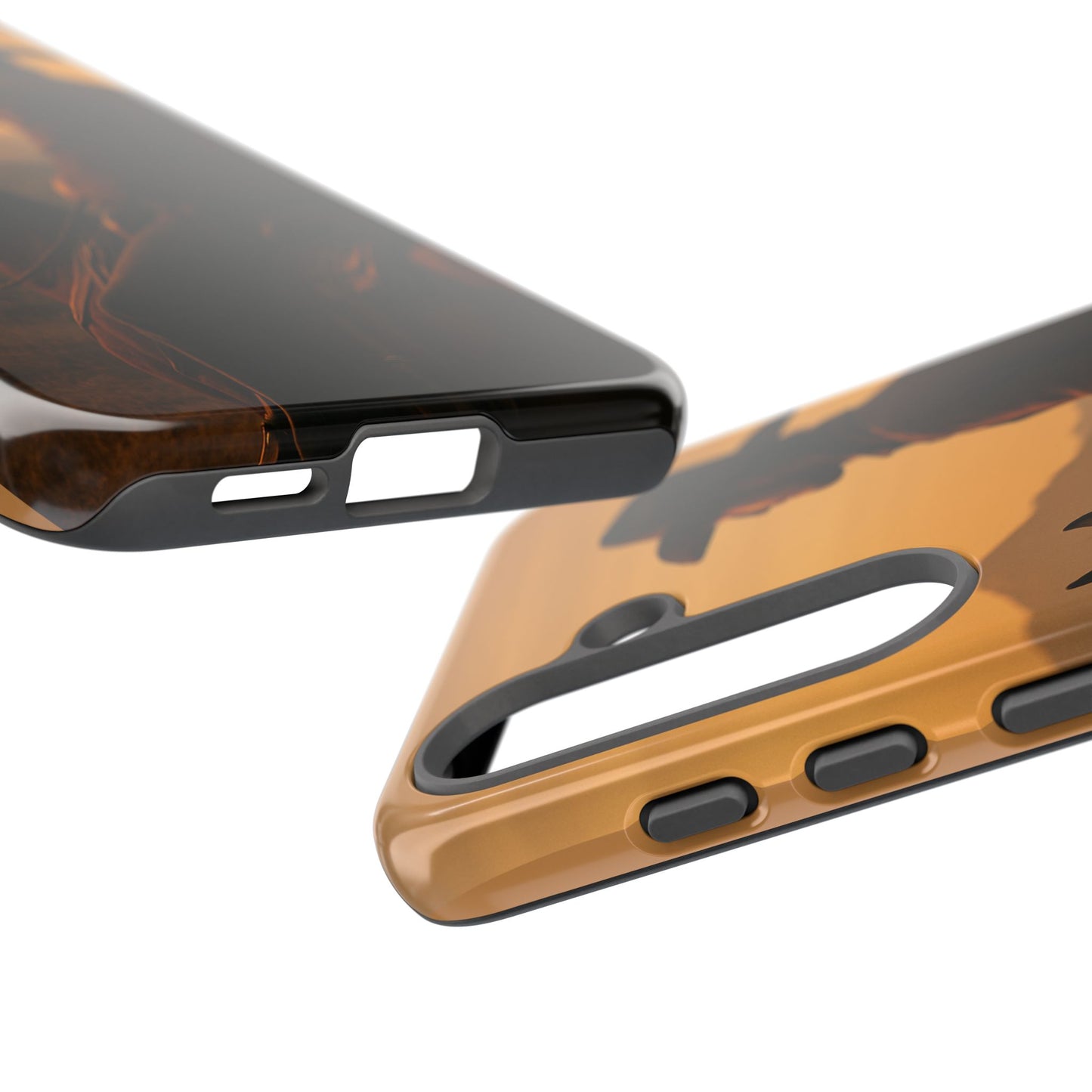 Western Cowboy Sunset Phone Case | Horse Rider Desert Aesthetic Tough Protective Case