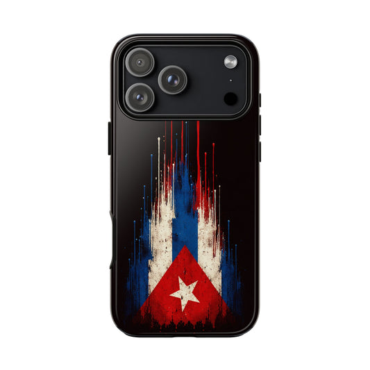 Cuban Flag Phone Case | Cuba Flag Tough Case | Patriotic Cuban Pride iPhone Samsung Protective Cover
