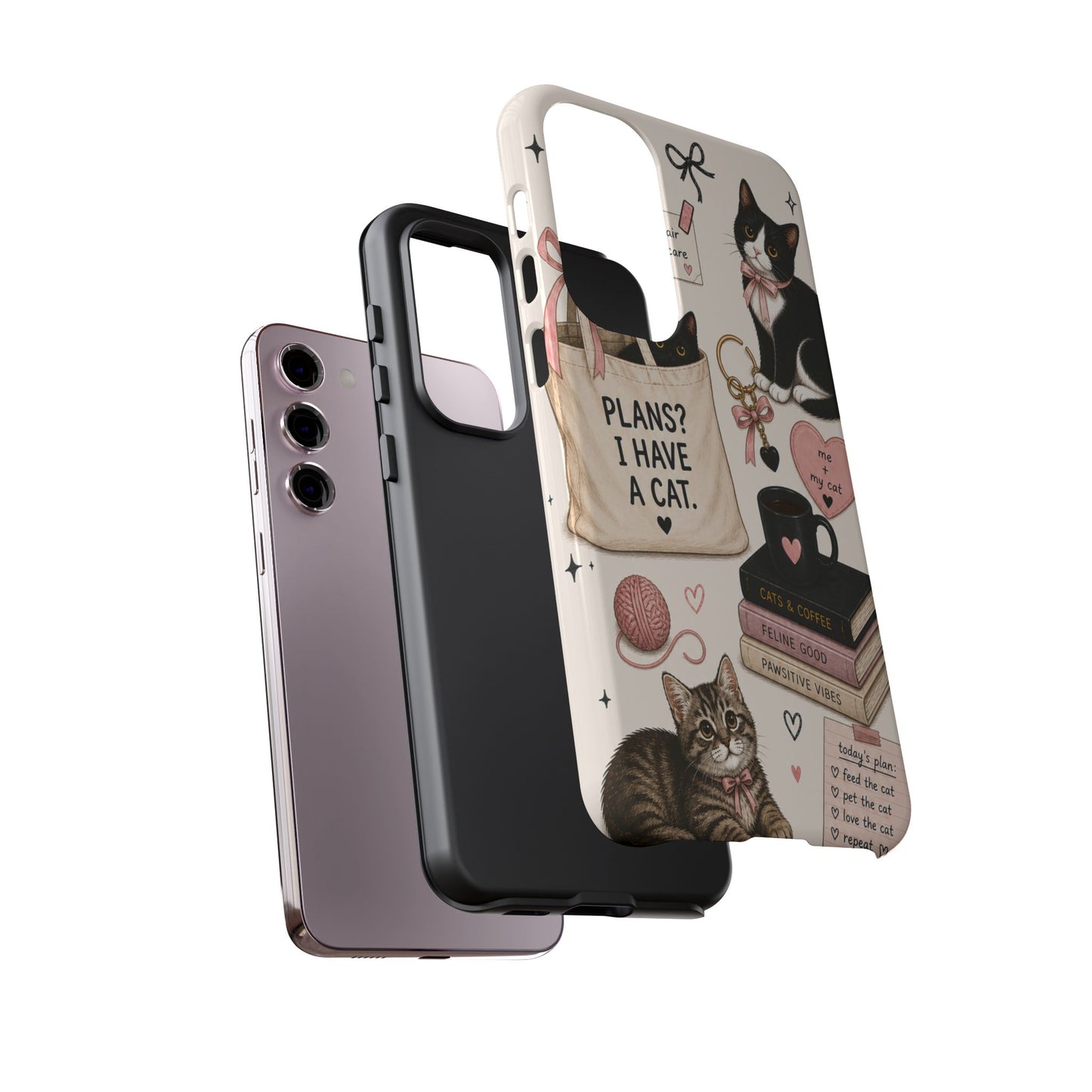 Cat Lover Phone Case | Plans? I Have A Cat Cute Aesthetic Cover