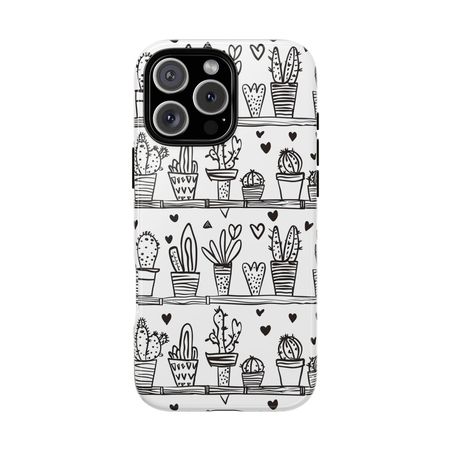Cactus Succulent Phone Case Cute Plant Aesthetic iPhone Samsung Cover