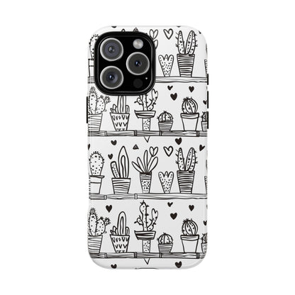 Cactus Succulent Phone Case Cute Plant Aesthetic iPhone Samsung Cover