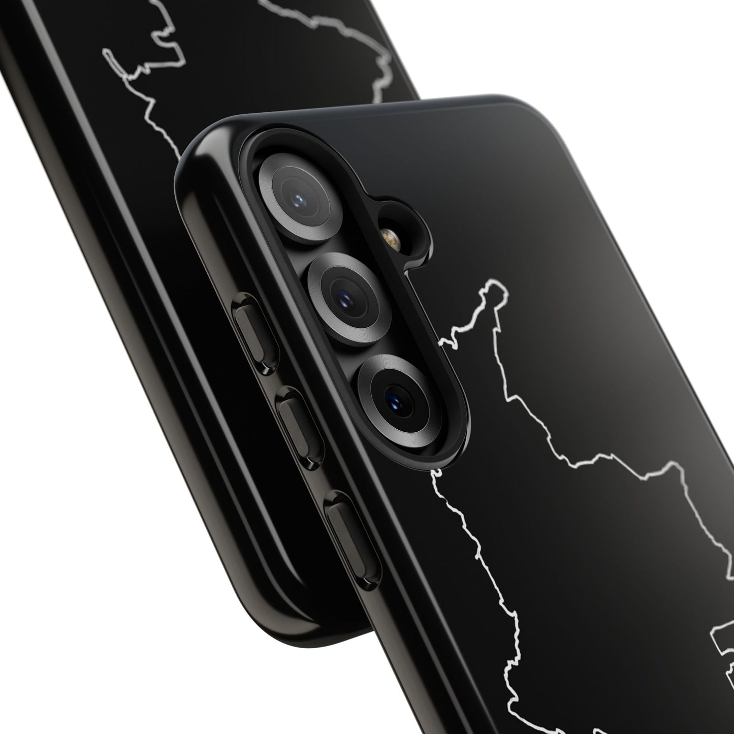 Colombia Outline Phone Case – Minimal Country Map Tough Case (iPhone, Samsung, Pixel)