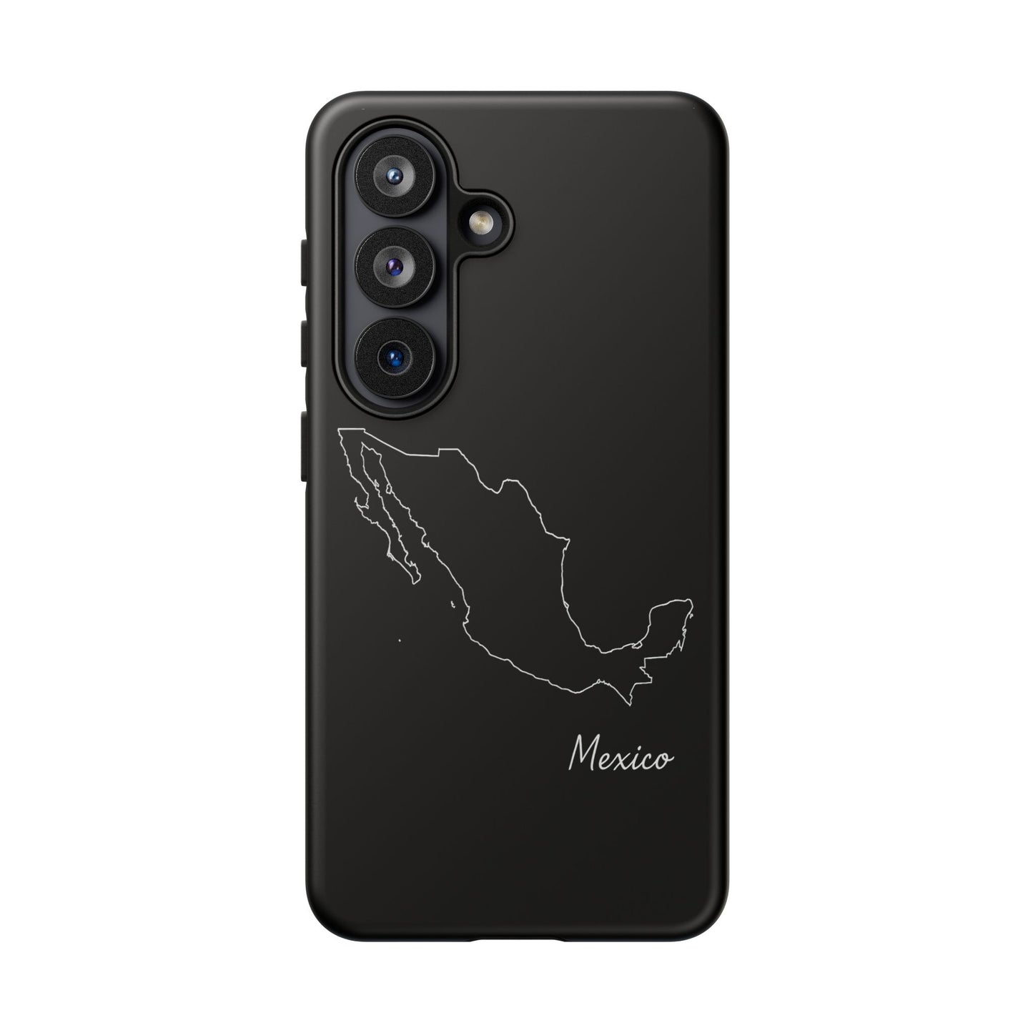 Mexico Outline Phone Case – Minimal Country Map Tough Case (iPhone, Samsung, Pixel)