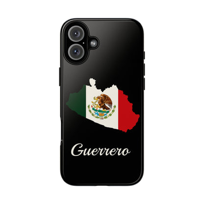 Guerrero Mexico Flag Map Phone Case | Mexican American Pride Tough Case for iPhone & Samsung