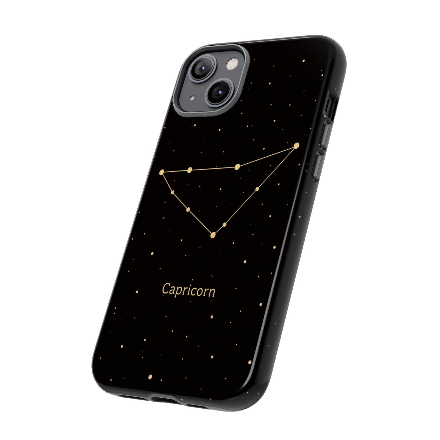 Capricorn Zodiac Constellation Phone Case – Luxe Gold Celestial Cover