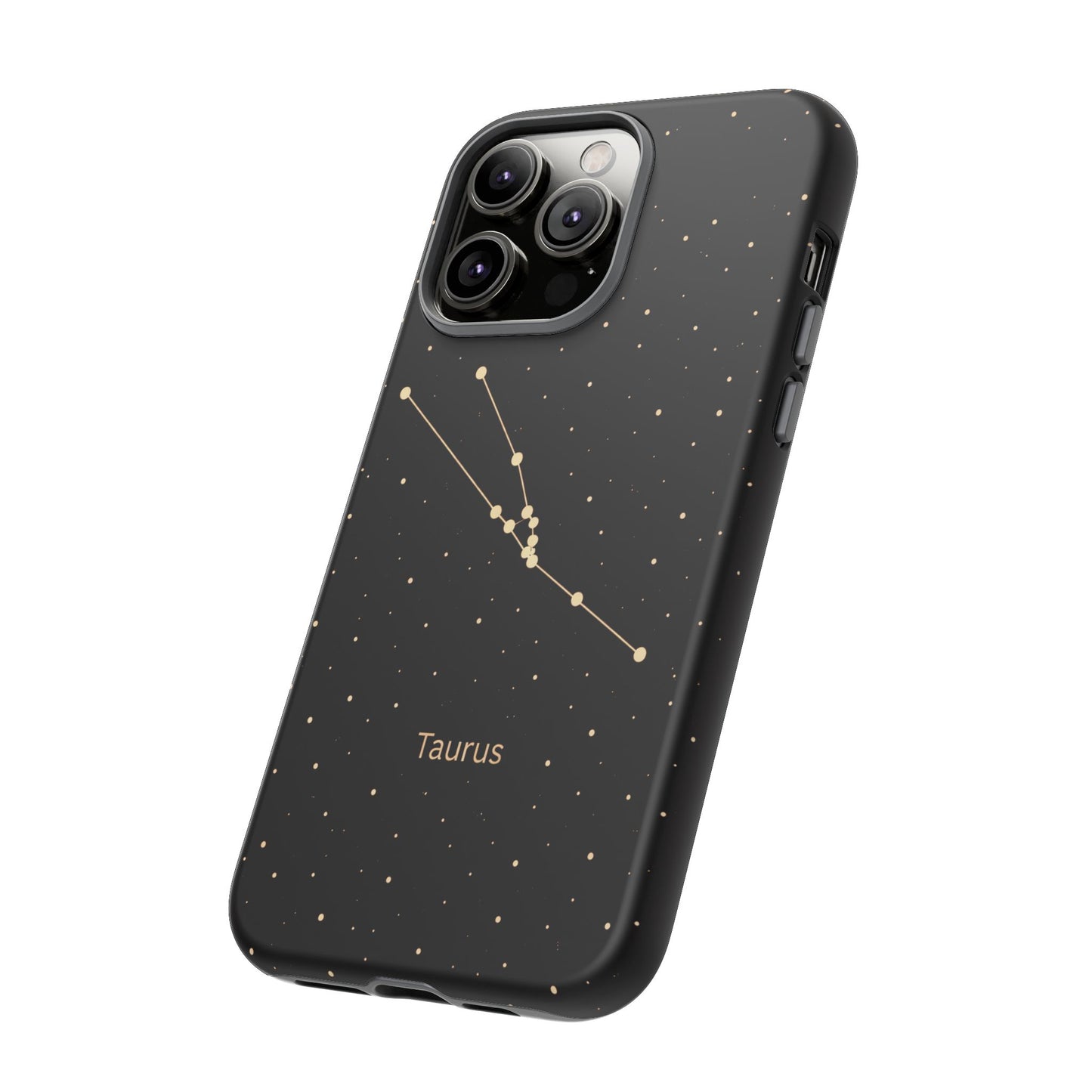 Taurus Zodiac Constellation Phone Case – Luxe Gold Celestial Cover