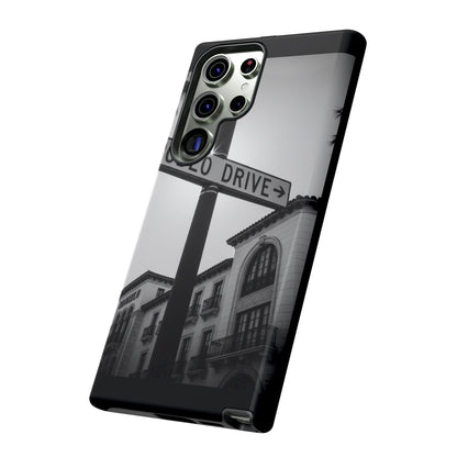 Rodeo Drive Phone Case | Los Angeles Aesthetic Black & White Photography | Luxury LA Street Tough Case for iPhone & Samsung