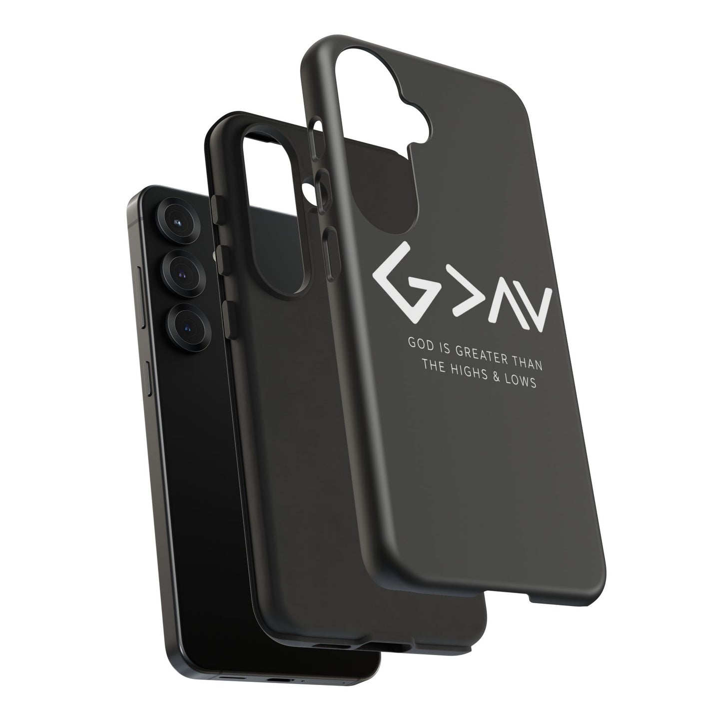 God Is Greater Than The Highs & Lows G>∧∨ Christian Phone Case
