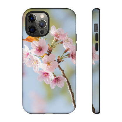Cherry Blossom Phone Case – Pink Floral Tough Case (iPhone, Samsung Galaxy, Pixel)