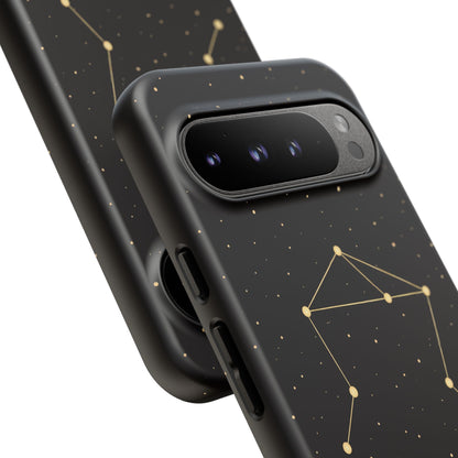 Libra Zodiac Constellation Phone Case – Luxe Gold Celestial Cover