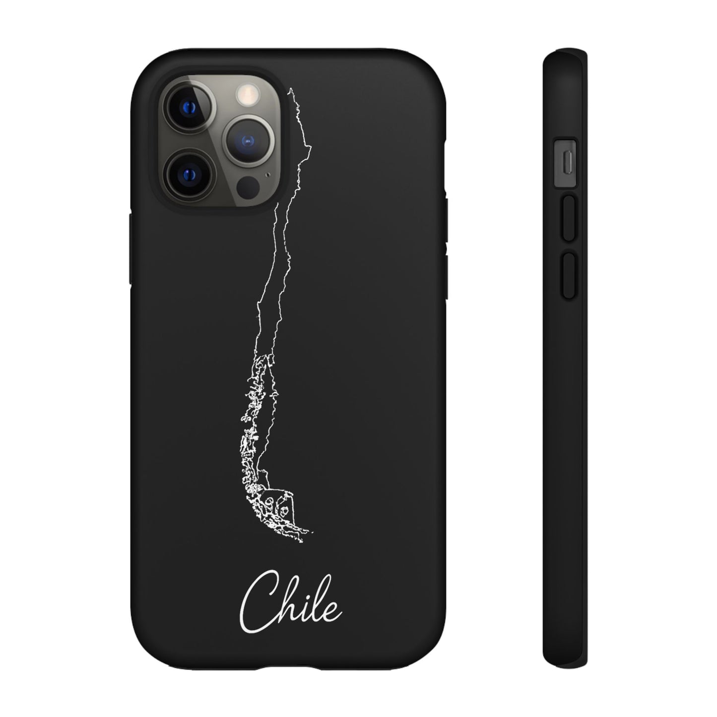 Chile Outline Phone Case – Minimal Country Map Tough Case (iPhone, Samsung, Pixel)