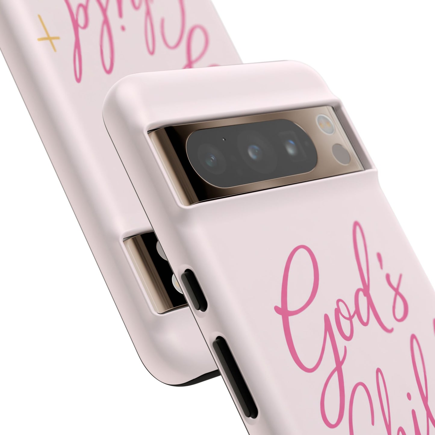 Gods Child Phone Case Christian Pink Aesthetic Tough iPhone Case