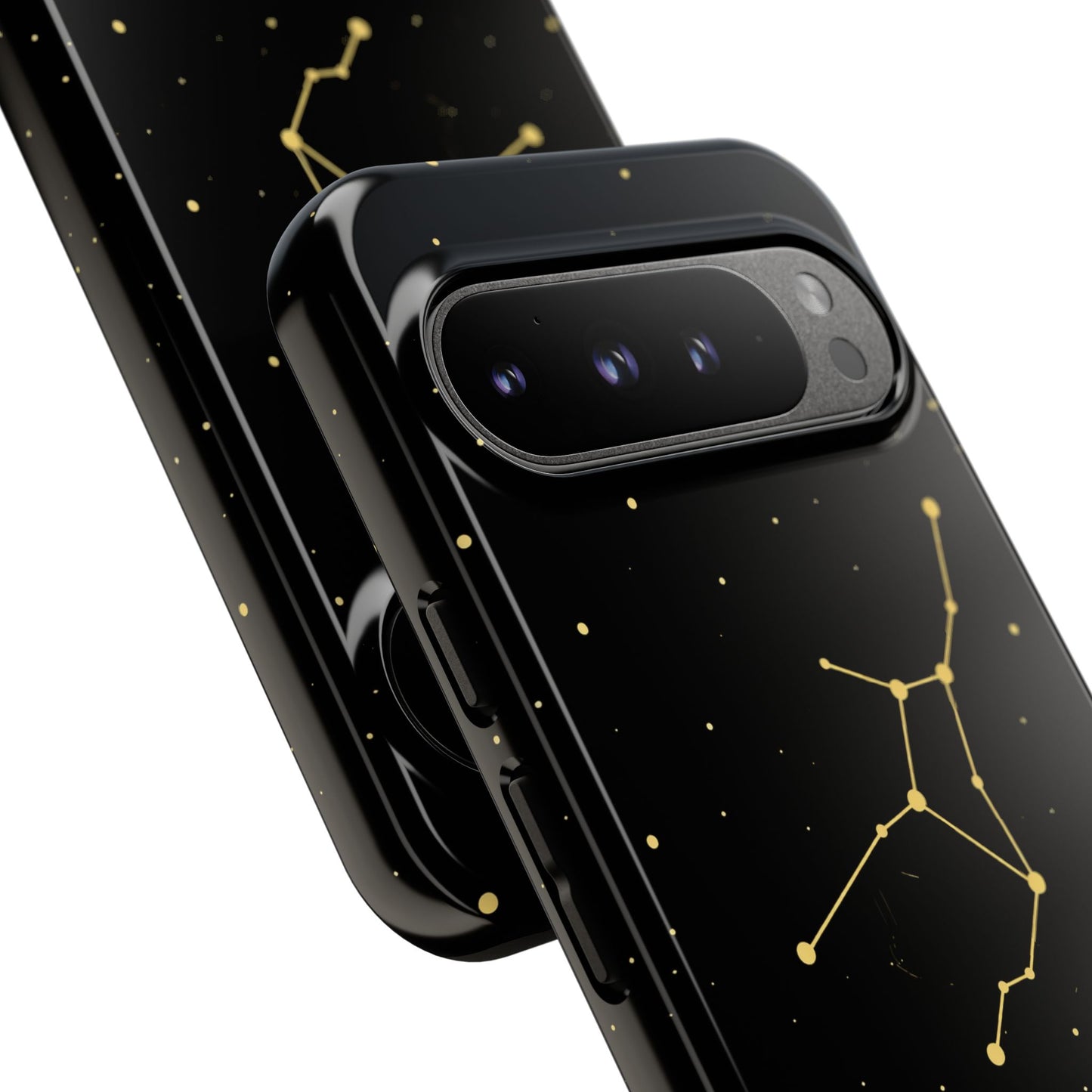Virgo Zodiac Constellation Phone Case – Luxe Gold Celestial Cover
