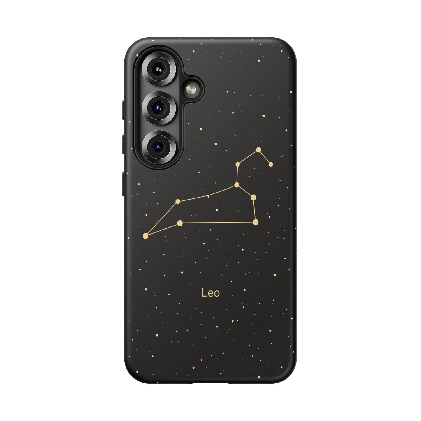 Leo Zodiac Constellation Phone Case – Luxe Gold Celestial Cover