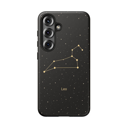 Leo Zodiac Constellation Phone Case – Luxe Gold Celestial Cover