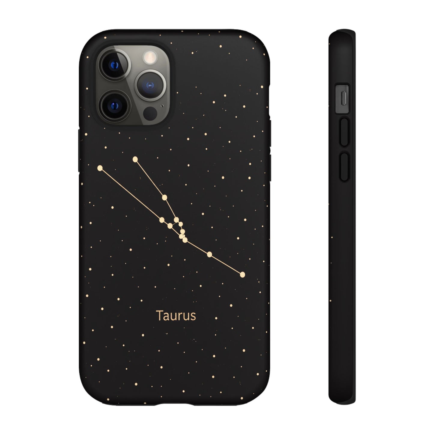 Taurus Zodiac Constellation Phone Case – Luxe Gold Celestial Cover