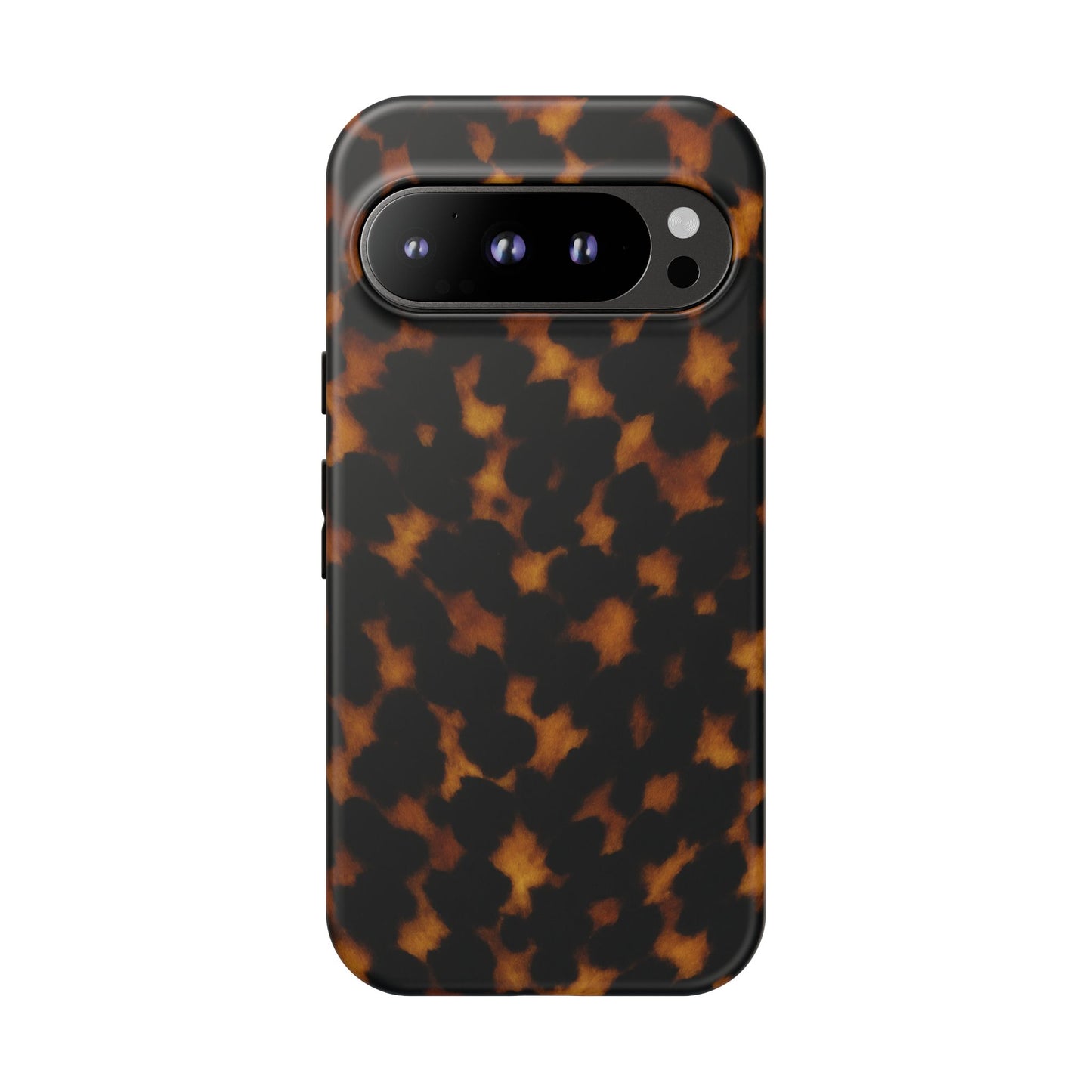 Tortoiseshell Phone Case – Brown Leopard Pattern Luxury Tough Protective Case