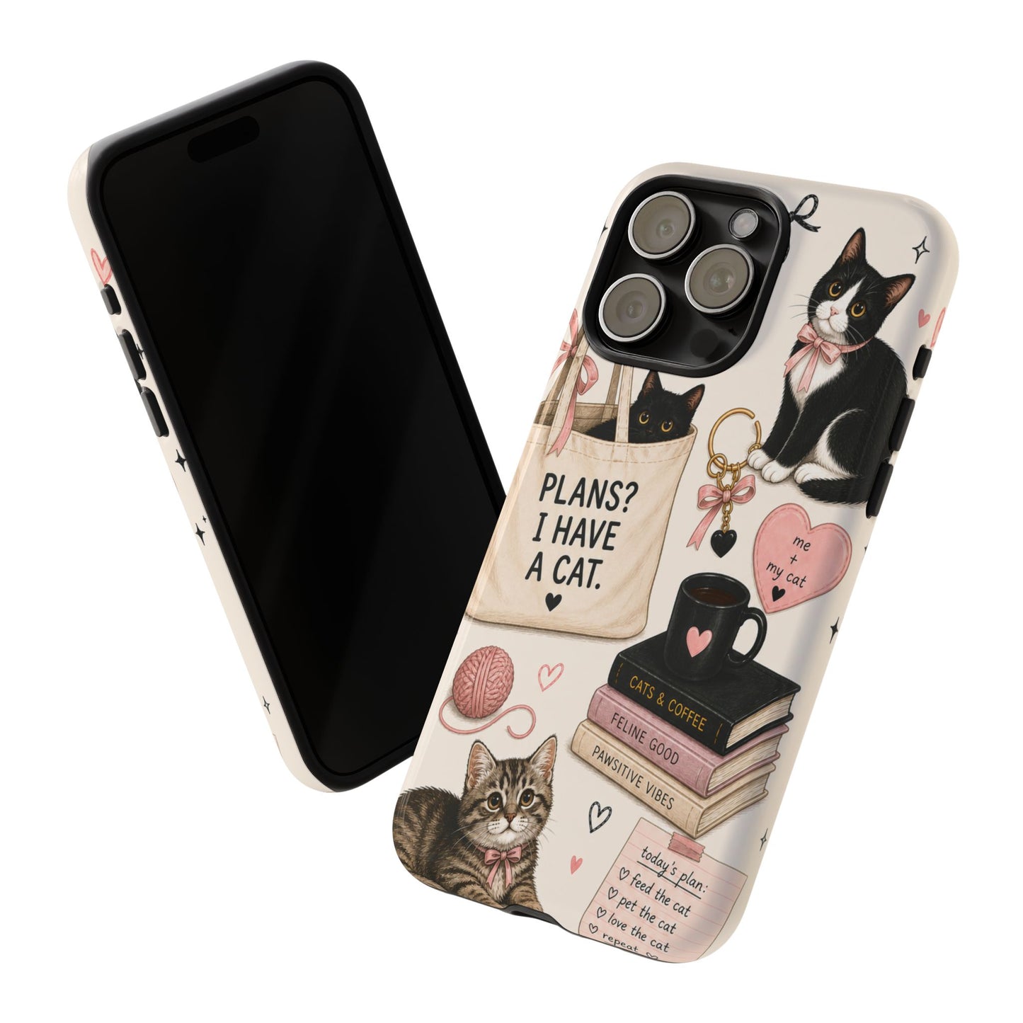 Cat Lover Phone Case | Plans? I Have A Cat Cute Aesthetic Cover