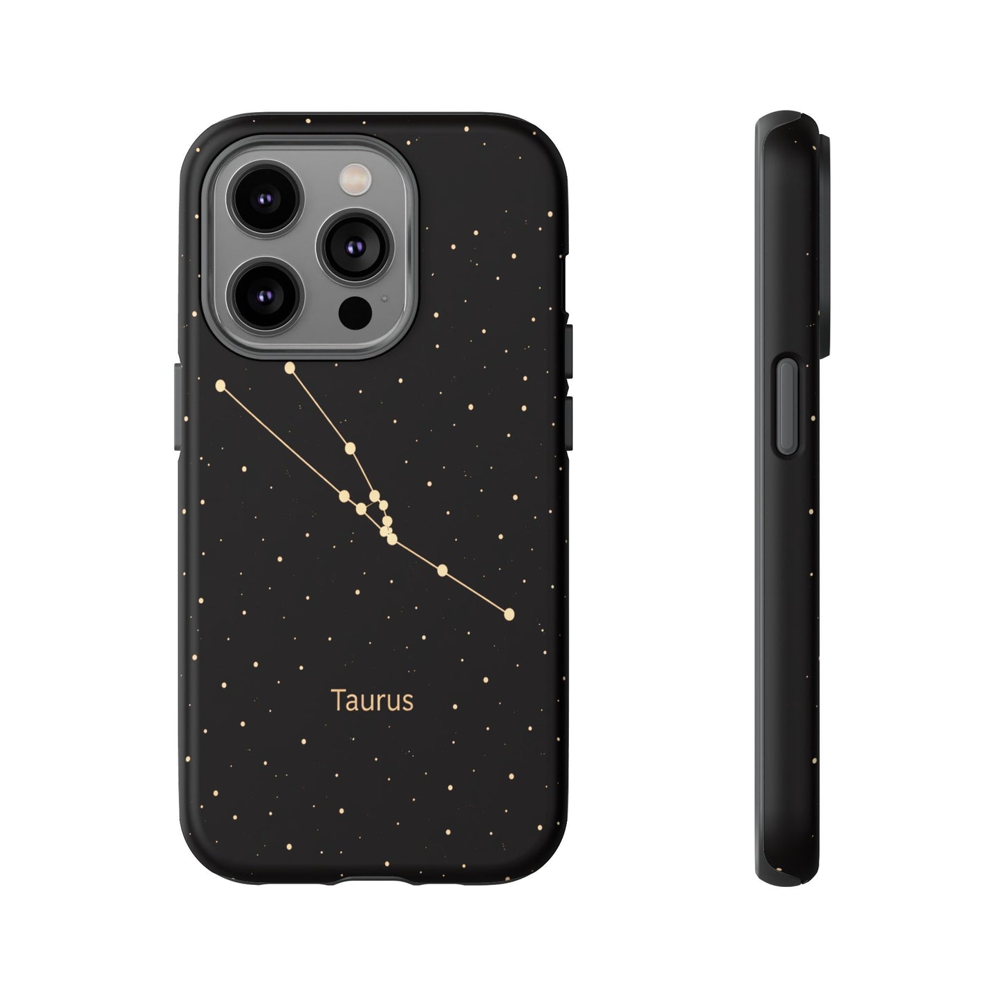 Taurus Zodiac Constellation Phone Case – Luxe Gold Celestial Cover