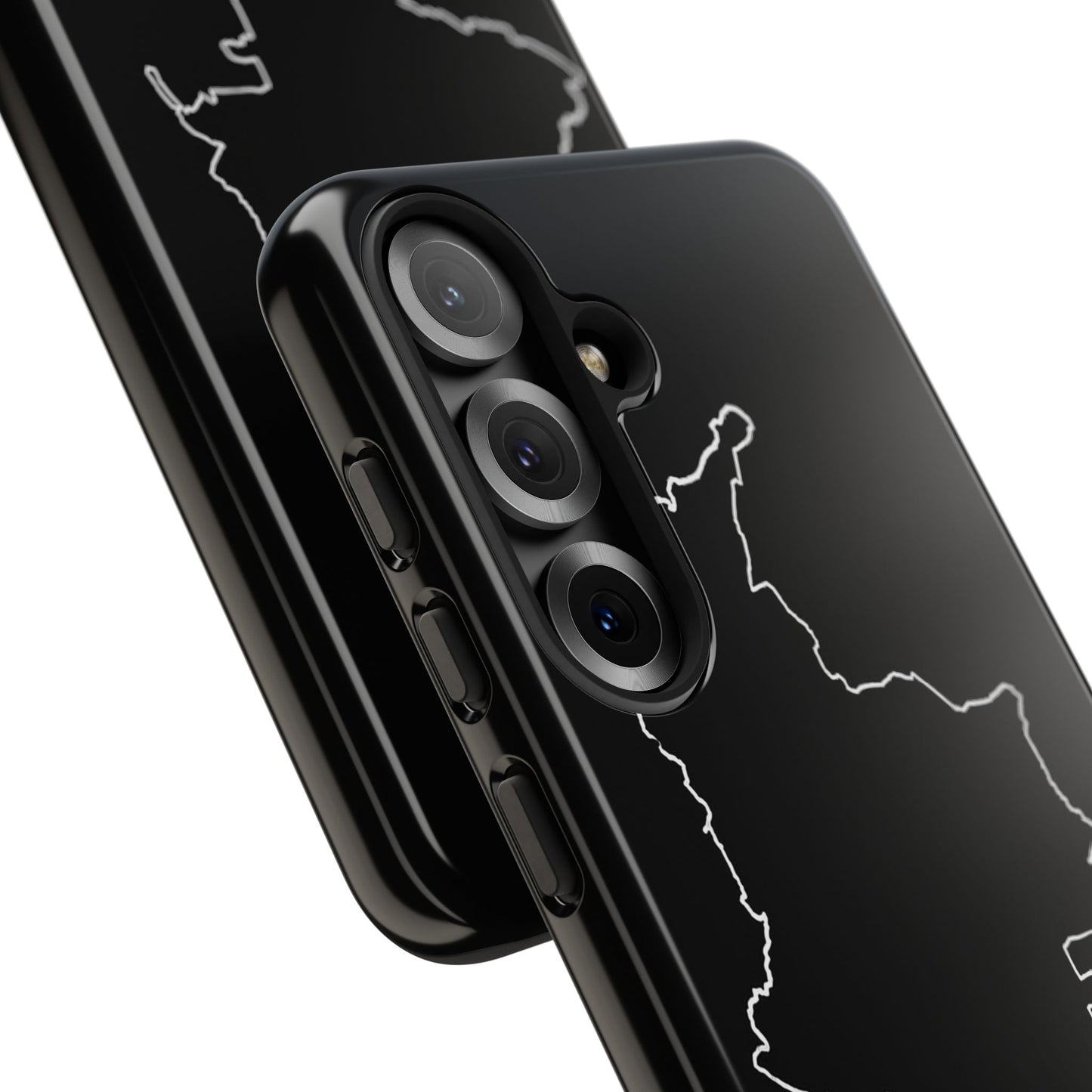 Colombia Outline Phone Case – Minimal Country Map Tough Case (iPhone, Samsung, Pixel)