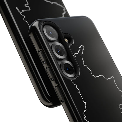 Colombia Outline Phone Case – Minimal Country Map Tough Case (iPhone, Samsung, Pixel)