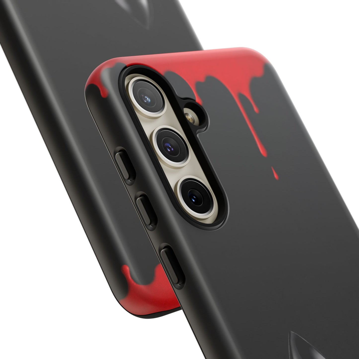 Dark Feminine Red Drip Phone Case – Gothic Glam Tough Cover