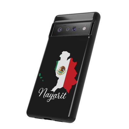 Nayarit Mexico Flag Map Phone Case | Mexican American Pride Tough Case for iPhone & Samsung