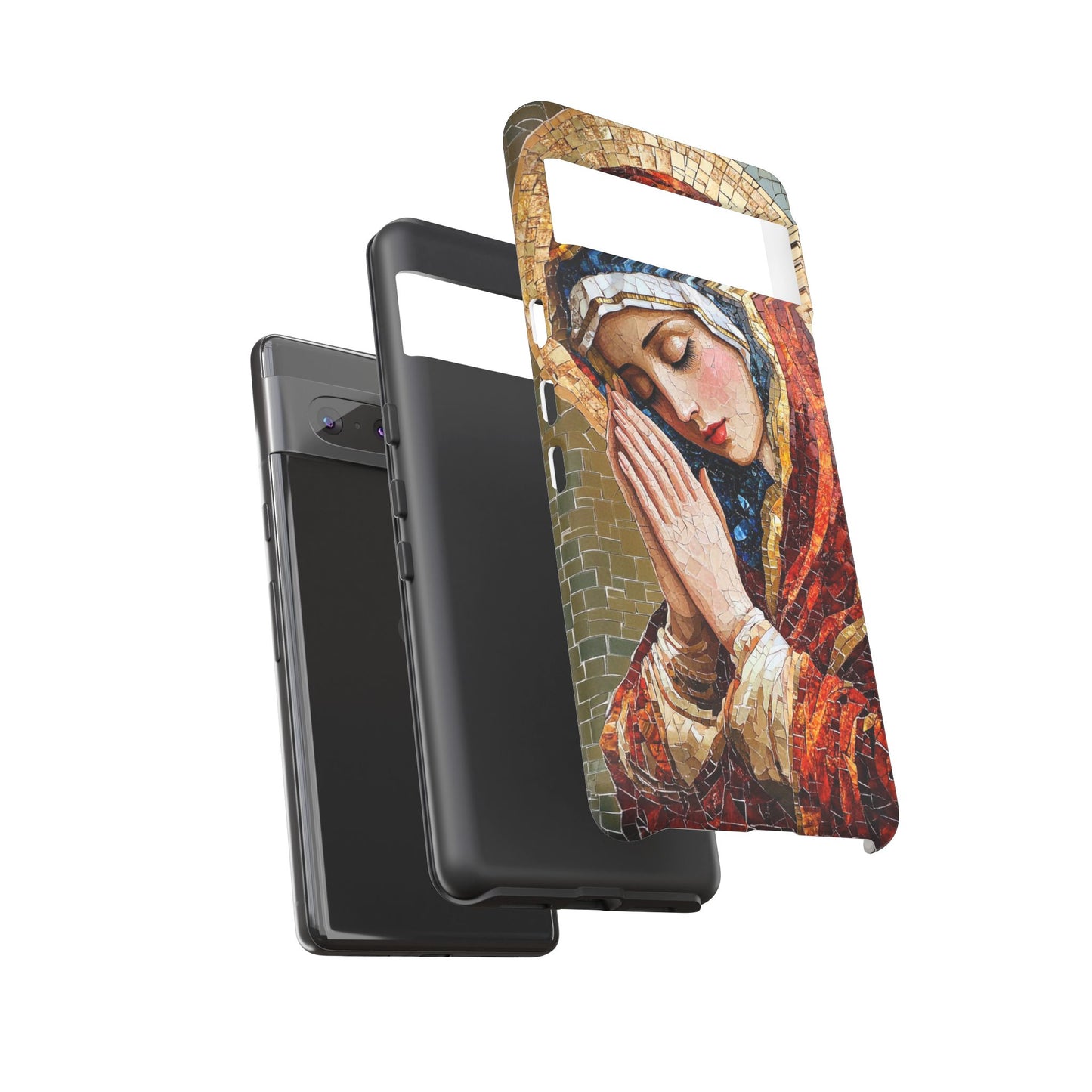 Virgin Mary Phone Case, Catholic Phone Case, Christian Aesthetic Case, Religious iPhone Case, Saint Art Case, Faith Gift