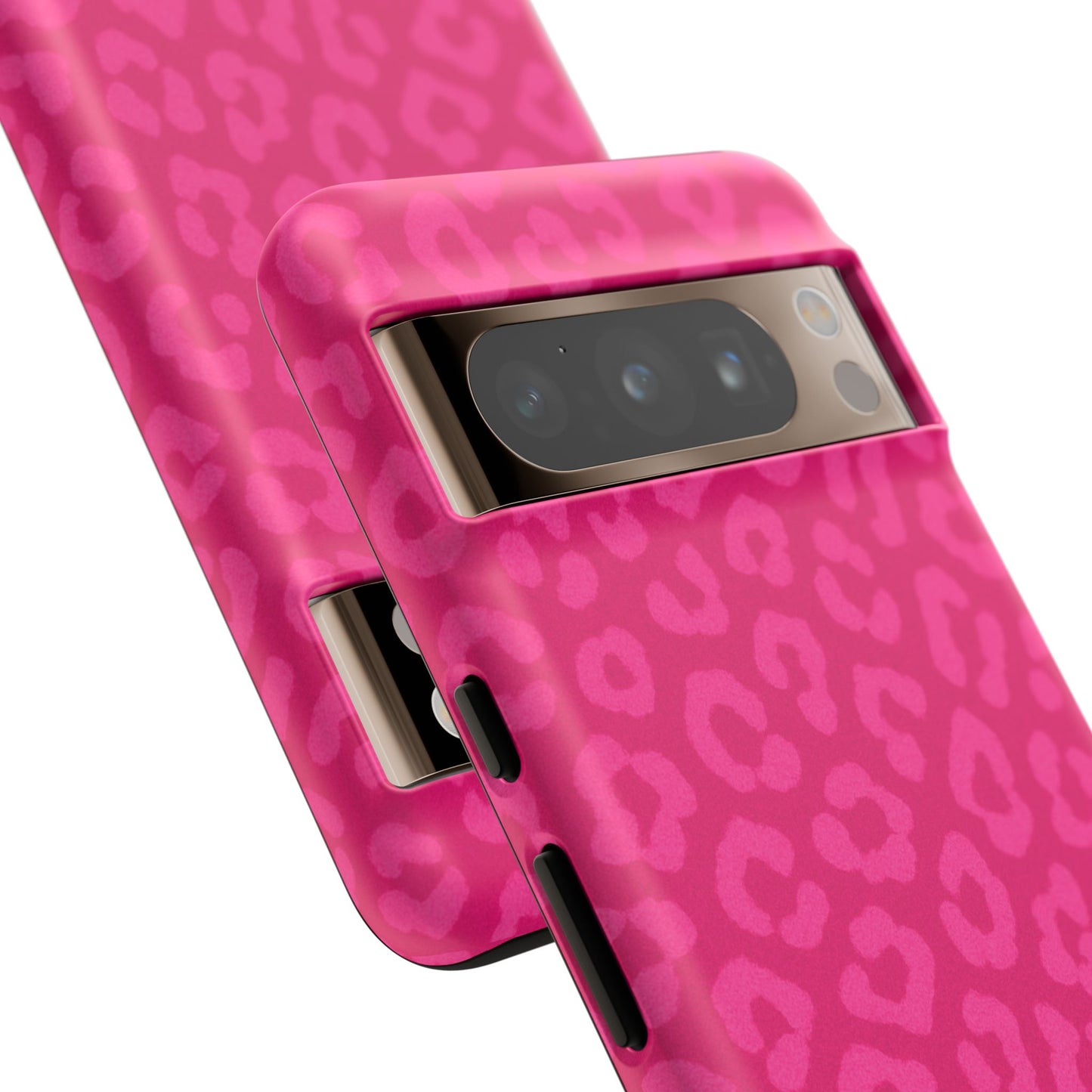 Hot Pink Leopard Print Phone Case – Bold Coquette Leopard Tough Case