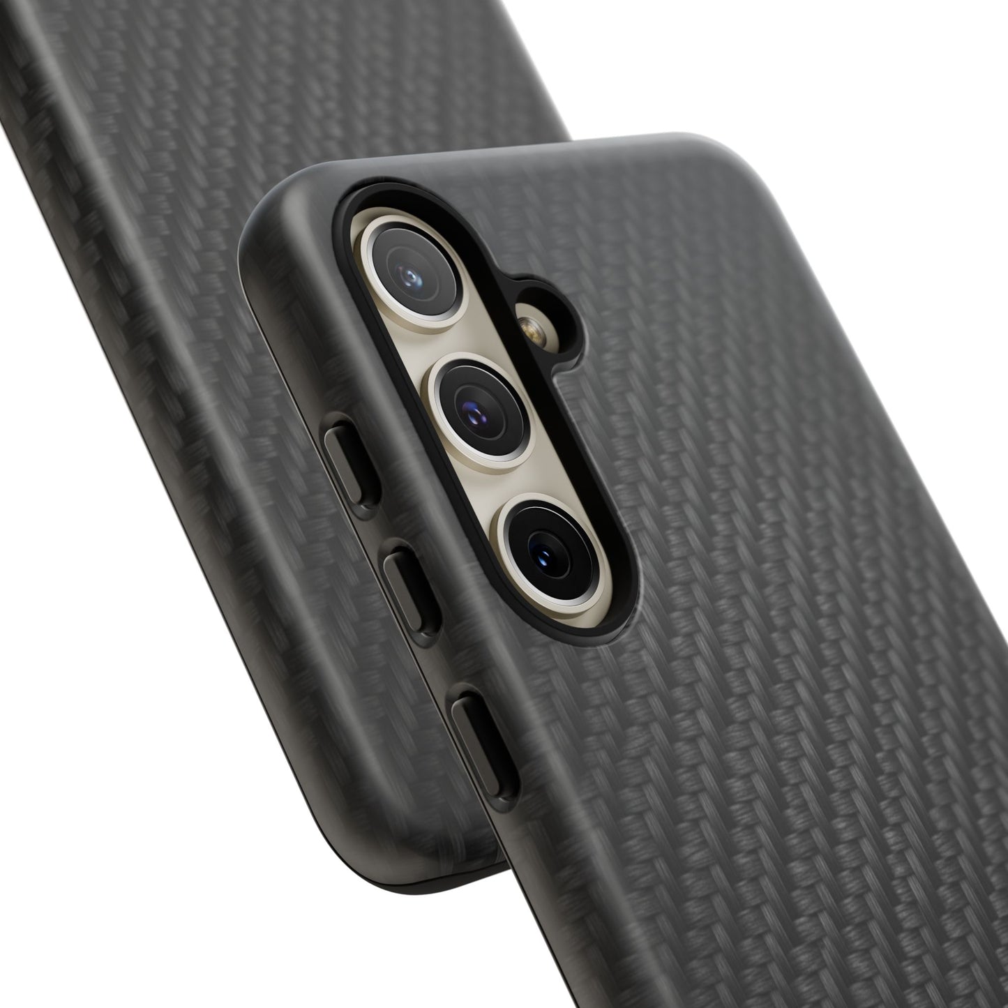 Carbon Fiber Inspired Phone Case – Rugged Slim Protective Tech Case for iPhone & Samsung