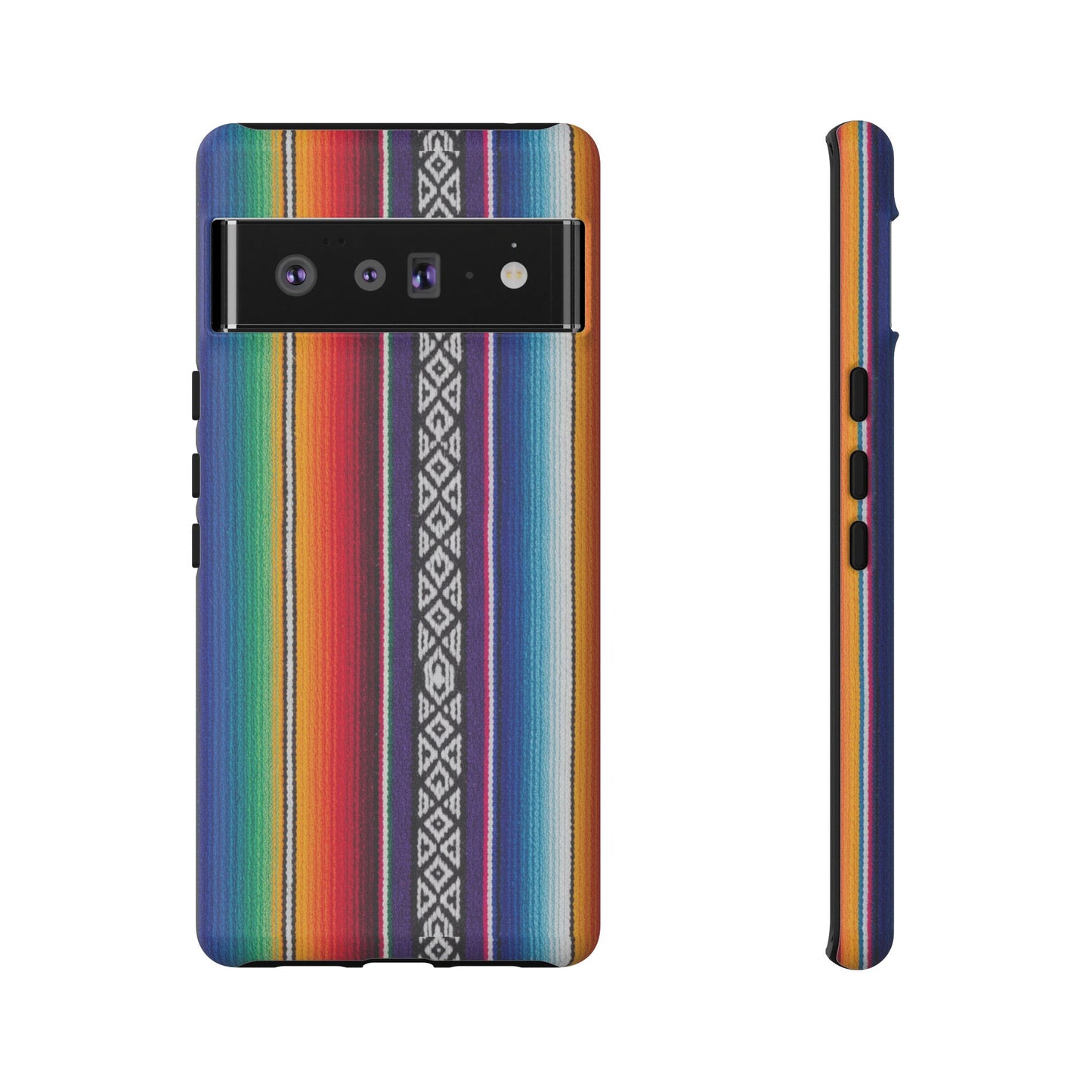Serape Stripe Phone Case – Colorful Mexican Blanket Pattern Tough Case