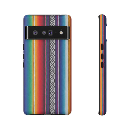 Serape Stripe Phone Case – Colorful Mexican Blanket Pattern Tough Case