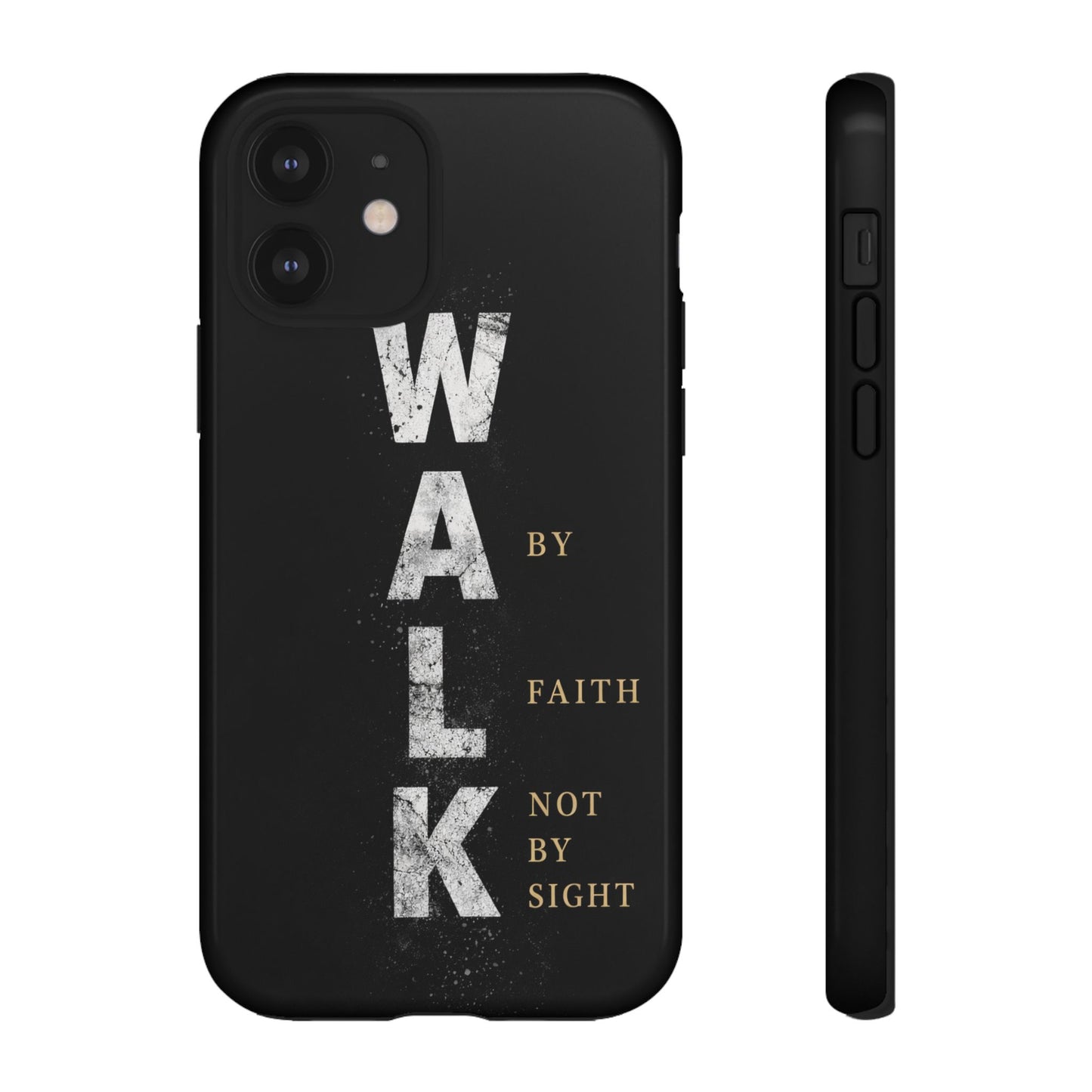 Walk by Faith Not by Sight Christian Phone Case Bible Verse Faith Cover